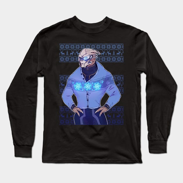 Garrus Vakarian Long Sleeve T-Shirt by MerryWeissmas